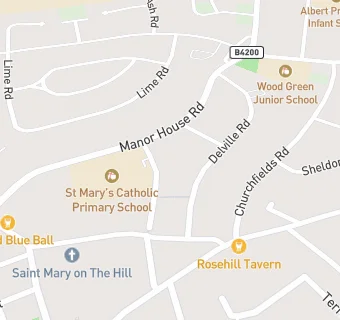 map for St Mary's Catholic Primary School