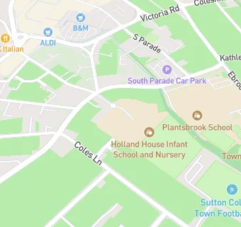 map for Holland House Infant School and Nursery