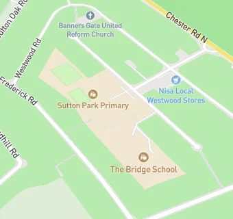 map for Banners Gate Junior School