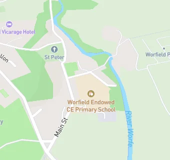 map for Worfield Endowed CofE Primary School