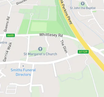 map for Old Fletton Surgery