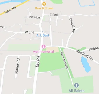 map for Hilgay Village Voluntary Controlled Primary School