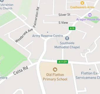 map for Old Fletton School