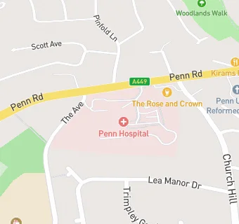 map for Penn Hospital