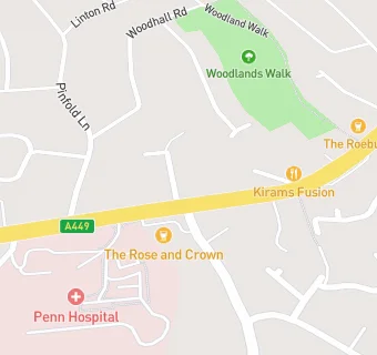 map for Pennwood Dental Practice