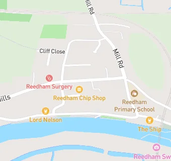 map for Reedham Fish & Chip Shop