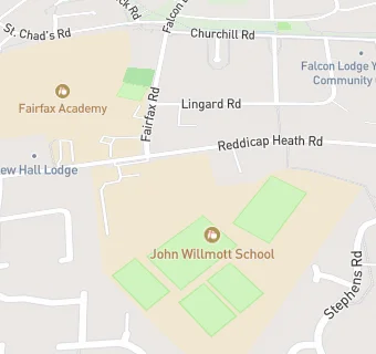 map for John Willmott School