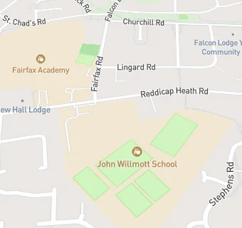 map for John Willmott School