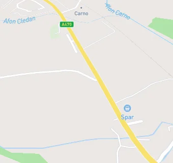 map for Ysgol Gynradd Carno