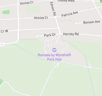 map for Park Hall Hotel (Wolverhampton) Ltd