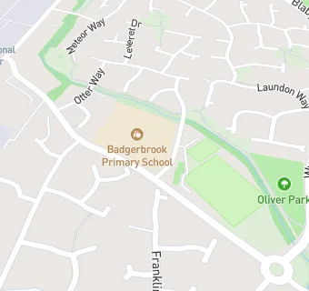 map for Badgerbrook Primary School