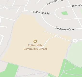 map for Colton Hills Community School