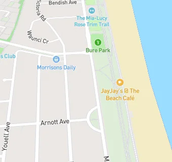 map for JayJay's@ The beach cafe