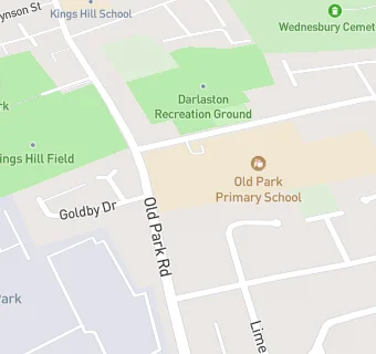 map for Old Park Primary School