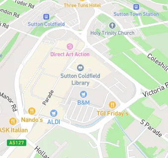 map for Sutton Sports & Social Club Limited