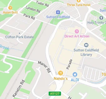 map for Nando'S