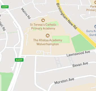 map for The Braybrook Centre (Key Stage 3 PRU)