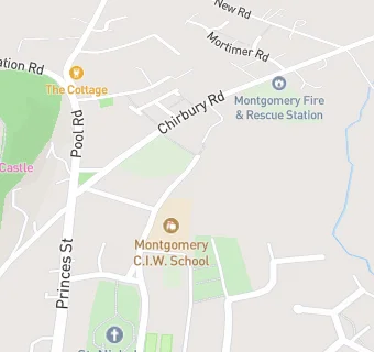 map for Montgomery Primary School