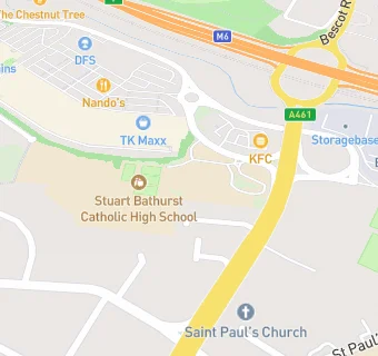 map for Stuart Bathurst Catholic High School