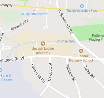 map for Joseph Leckie Community Technology College