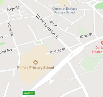 map for Pinfold Street Primary School