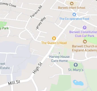 map for One Stop Barwell Store