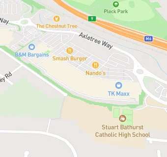 map for Nando's