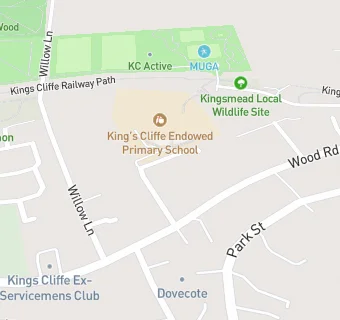 map for Love Food JM Ltd. At Kings Cliffe Primary School