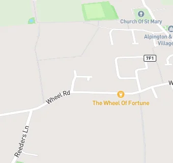 map for Wheel Of Fortune (Alpington) Limited