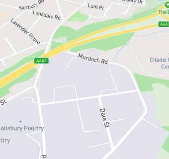 map for Salisbury Poultry (Midlands) Ltd