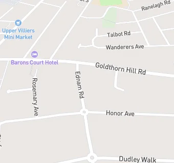 map for Ednam Road Surgery