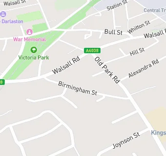 map for Walsall Housing Group