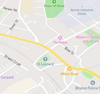 map for Bilston Town Hall