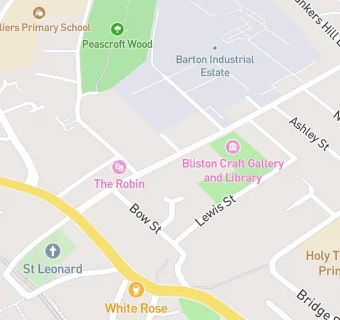 map for Bilston Churchill Cons Club