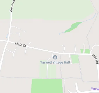 map for Yarwell Lunch Club