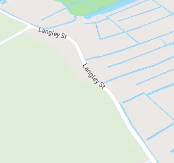 map for Langley & Hardley Village Hall