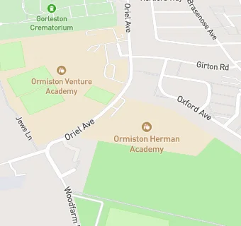 map for Ormiston Venture Academy