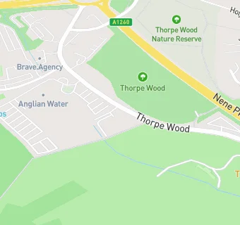 map for Thorpe Wood Care Home