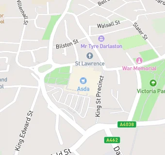 map for Asda Pharmacy