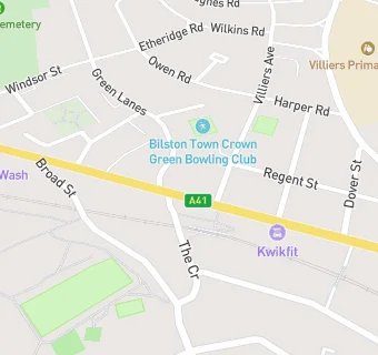 map for Wellington Road Surgery