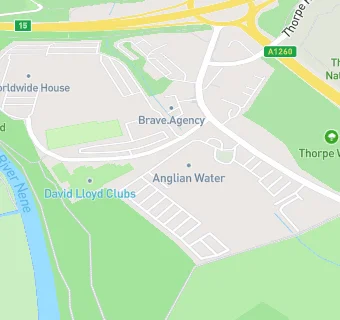 map for Baxter Storey at Anglian Water Thorpe