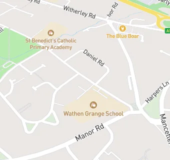 map for Wathen Grange School