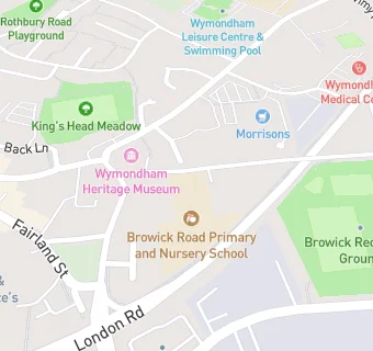 map for Browick Road Primary and Nursery School