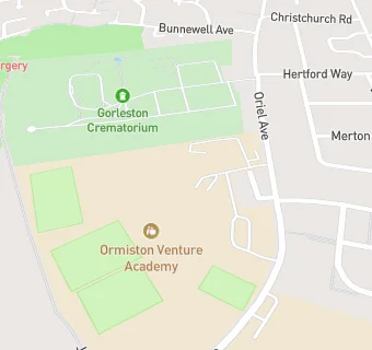 map for Herman First School, Gorleston