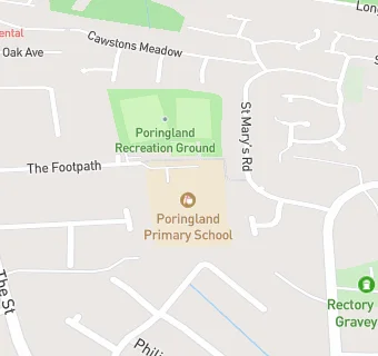 map for Poringland Primary School