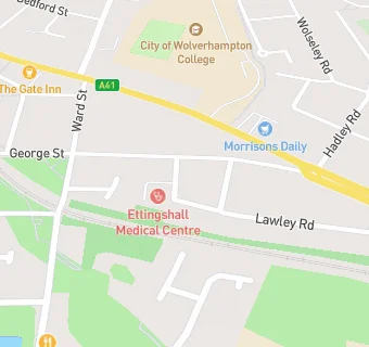 map for Ettingshall Medical Centre