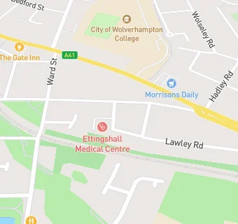 map for Ettingshall Primary School and Nursery