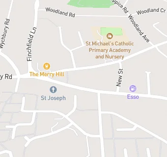 map for Merry Hill Fish Bar