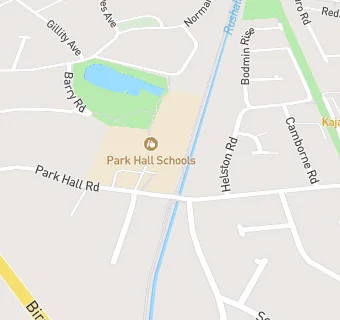 map for Park Hall Junior School