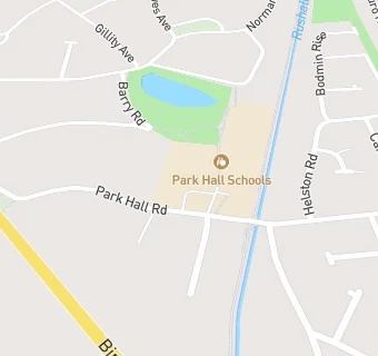 map for Park Hall Infant School